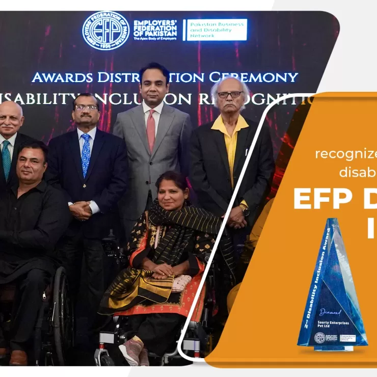 Soorty wins Diamond Category for Disability Inclusion Recognition Award ceremony by Employers Federation of Pakistan